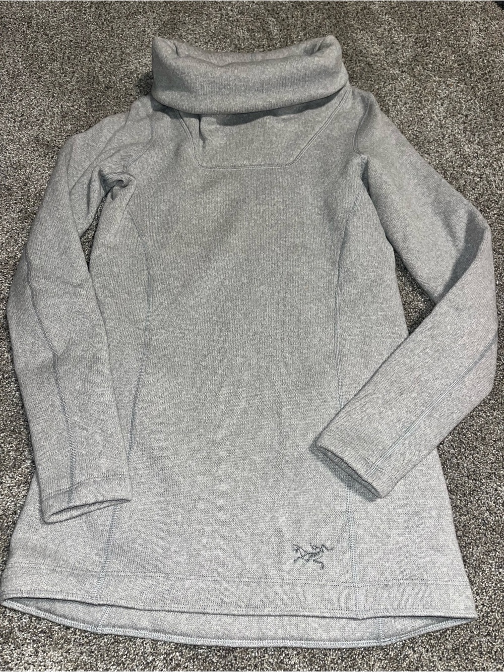 Arc'teryx Heather Grey Desira Tunic Fleece Pullover Xs